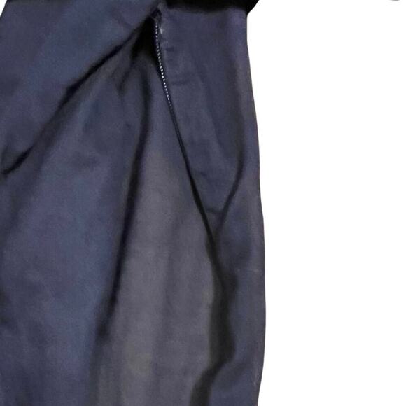 Tory Burch Embroidered Navy Tunic Size 6 Lightweight Sheer Casual Boho Beachy - Picture 6 of 8